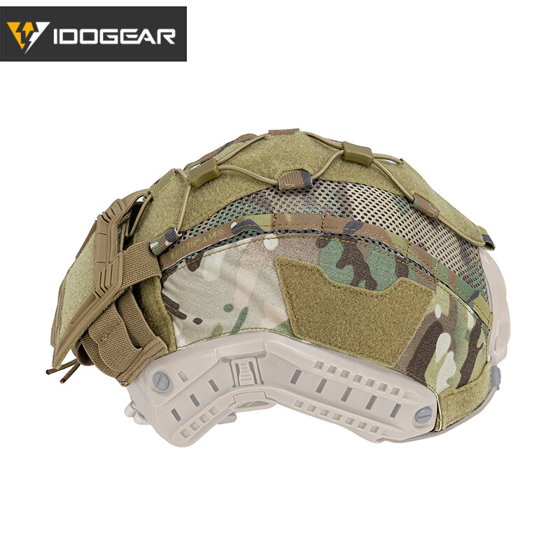 IDOGEAR Taktis Helm Cover untuk Maritime Helm dengan NVG Baterai Kantong Berburu 3812