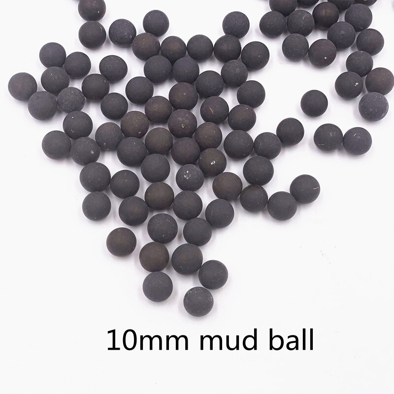 ยี่ห้อใหม่10มม.สีดำ Hard Clay Ball Pill สำหรับฝึกปฏิบัติสามเณรหนังสติ๊กอุปกรณ์เสริมกลางแจ้ง Slingshot Hunting Bullet พิเศษโคลน