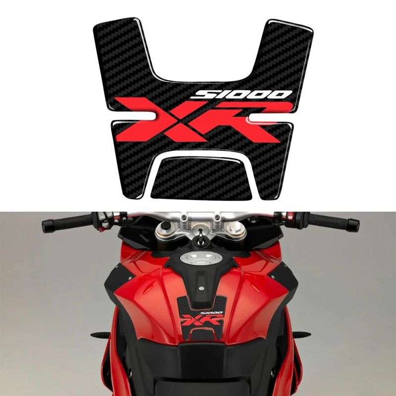 3D Motorcycle Tank Pad Protector Stiker Case untuk BMW S1000XR S1000 XR Karbon Terlihat Tangki Bahan Bakar Motor Stiker