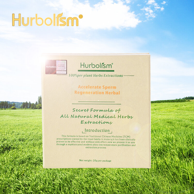 Новинка, травяной порошок Hurbolism для ускорения регенерации сперматозоидов, увеличения количества и активности, лечения бесплодия у мужчин.