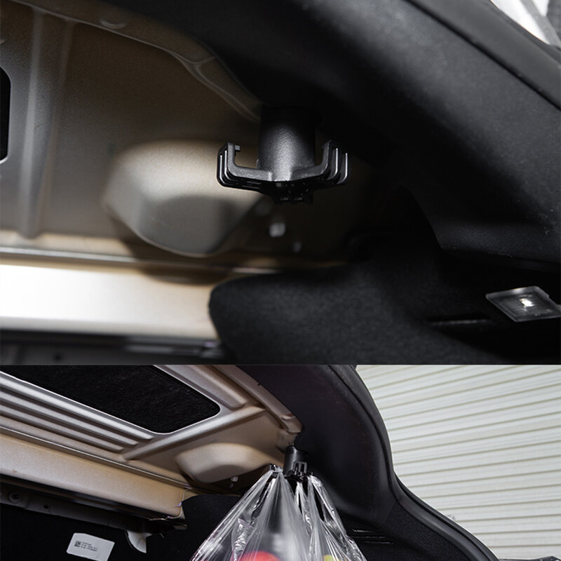 1 sztuka ABS Model 3 hak bagażnika dla Tesla Model 3 Heavy Duty funkcjonalne haki zacisk mocujący wnętrza samochodu