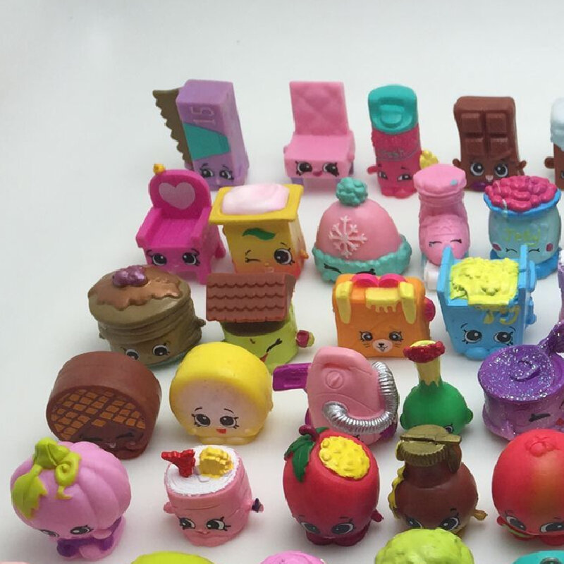 Giocattolo per bambini del fumetto all'ingrosso Kawaii Shopkines Baby Cute Candy Doll accessori articoli educazione per bambini ragazze giocano a raccogliere il regalo