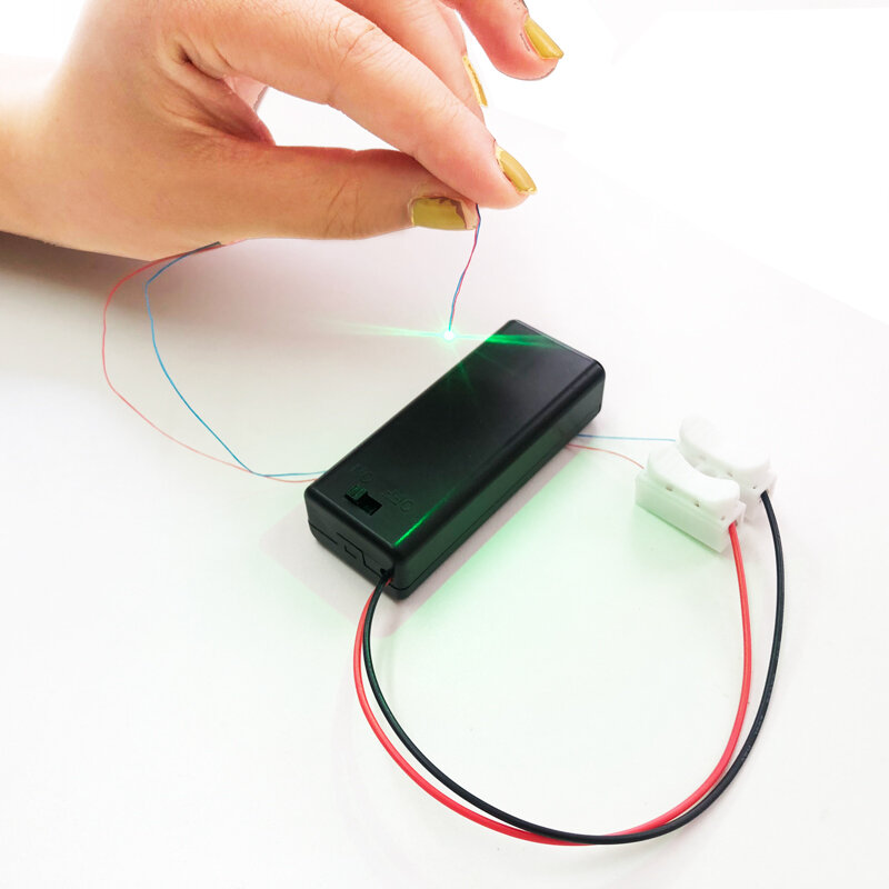 Pin Với ON-OFF, nút Đồng Xu Cell Pin Ổ Cắm Hộp Bảo Quản Pin 3V Bao Công Cụ Mô Hình Đường Ray Cách Bố Trí
