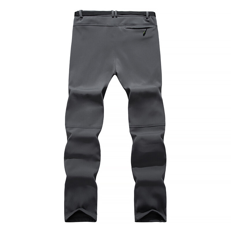 NUONEKO-pantalones de Trekking de forro polar para hombre, pantalones térmicos impermeables a prueba de viento para acampar, senderismo y Turismo, BMT08