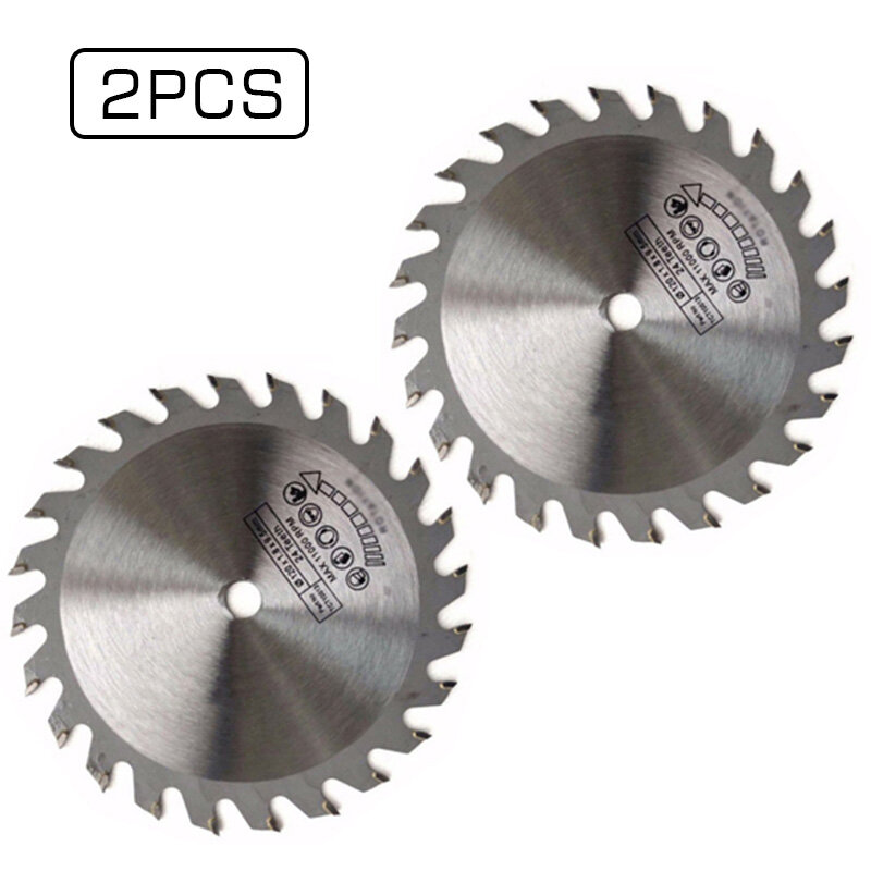 2Pcs 120Mm 24ฟันไม้แกะสลัก Disc Circular Saw ใบมีดตัดแผ่นโลหะพลาสติกสำหรับเครื่องบดมุมสำหรับแผ่นตัดโลหะ