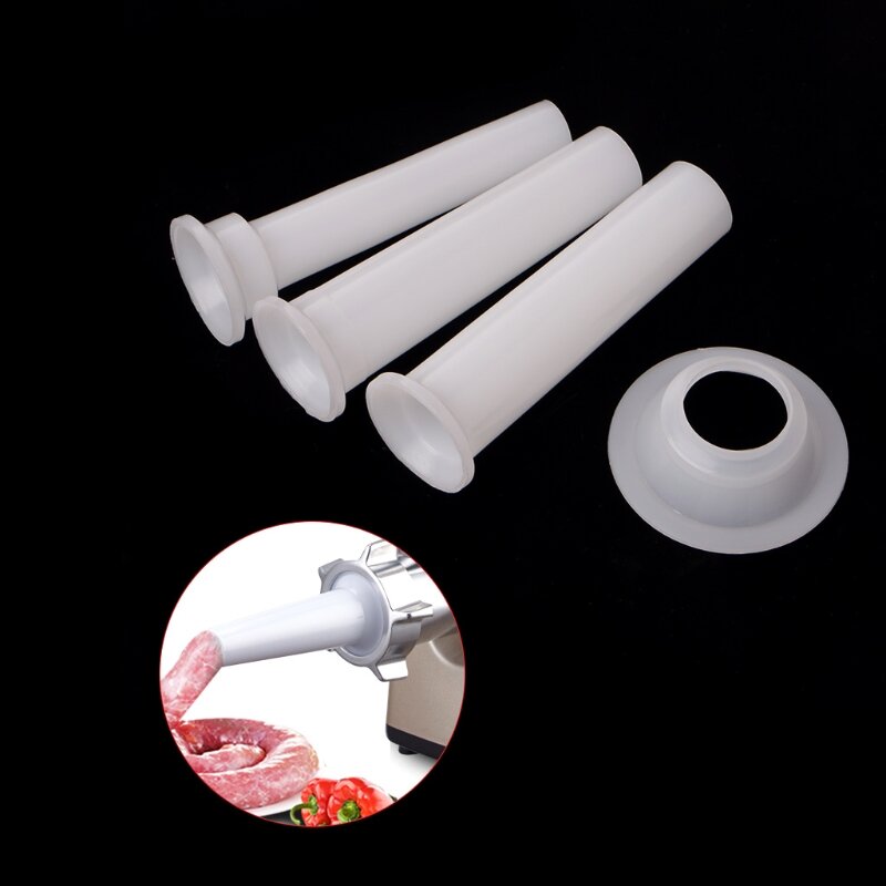 3 Pcs Universal Sausage Stuffing Tube Plastic Stuffers For Casing Meat Grinder 19QE