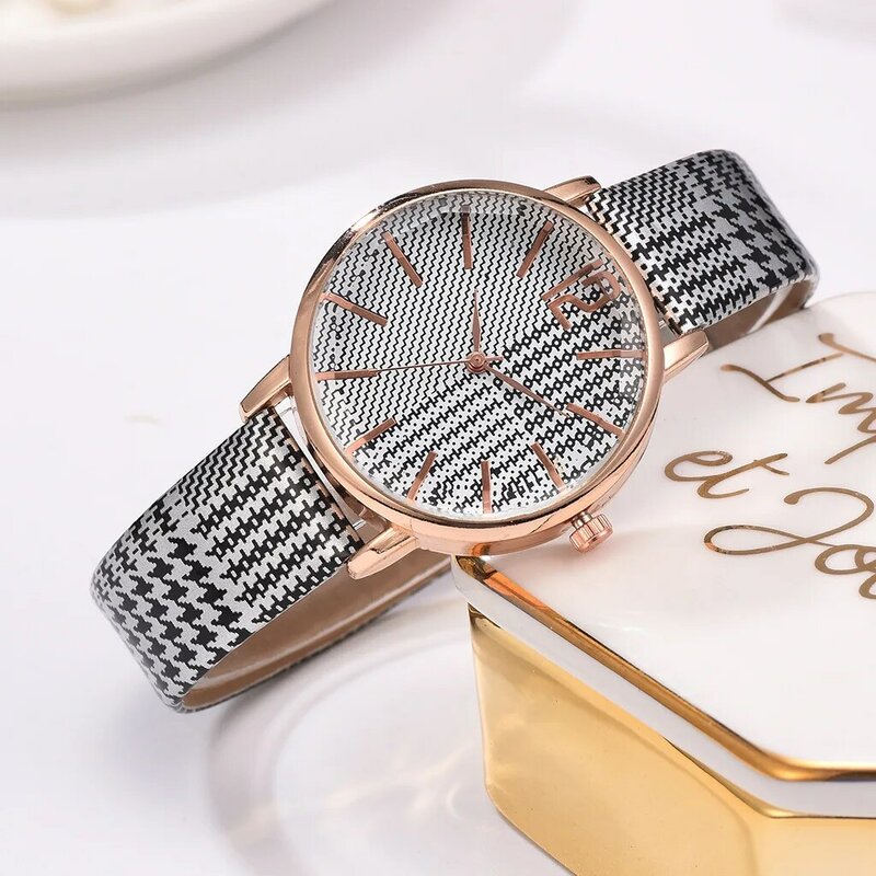 Senhoras relógios casual feminino relógio de pulso polígono espelho relógios feminino pulseira de couro quartzo moda linha design relogio feminino