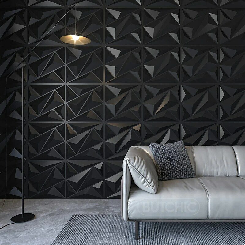 12pcs 50cm 3D wall panel marble brick pattern 3D wall sticker wallpaper diamond design decor tile 3D mold 90's aesthetic room