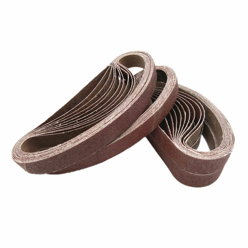 10pcs  80-1000 Grits Grinding Polishing Replacement Sanding Belt Grit Paper For Angle Grinder Machine 40x680mm