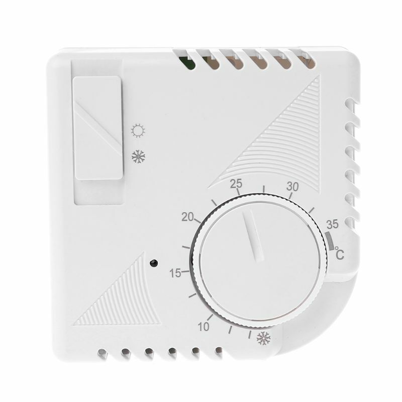 Universal Room Thermostat Energy Save Mechanical Temperature Controller w Switch
