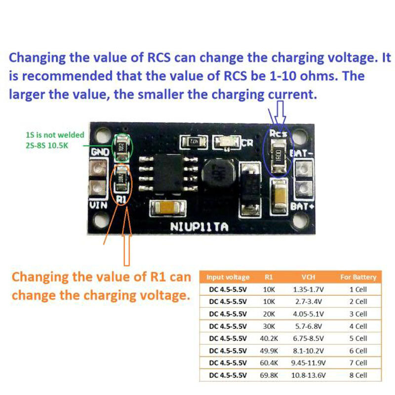 1S -8S Cell NiMH NiCd Battery Charger Charging Module Board 2S 3S 4S 5S 6S 7S 1.2V 2.4V 3.6V 4.8V 6V 7.2V 8.4V 9.6V batteries