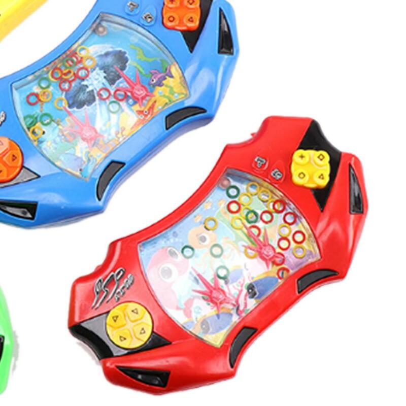 Mainan kemampuan berpikir anak, mesin permainan genggam tangan orang tua anak mainan permainan interaktif warna acak 1 buah