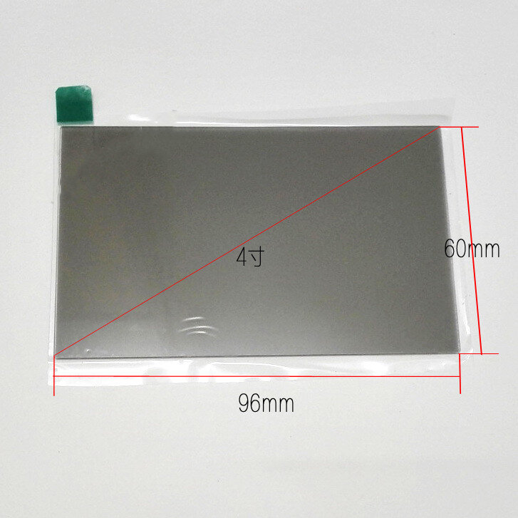 4 Inci LED Proyektor Film Insulasi Panas Kaca Perbaikan Proyektor Isolasi Panas Umum Kaca Polarisasi Perbaikan Layar Kuning