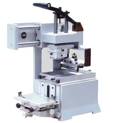 Manual Pad Printing Machine Equipment Company Logo Printer Machinery Oil Stamping Printer Design Die Board Pad Head