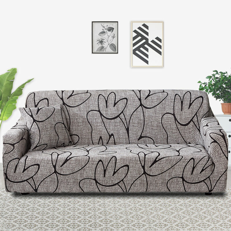 Funda de sofá elástica envolvente para diferentes formas, funda de sofá tipo L, funda de sofá
