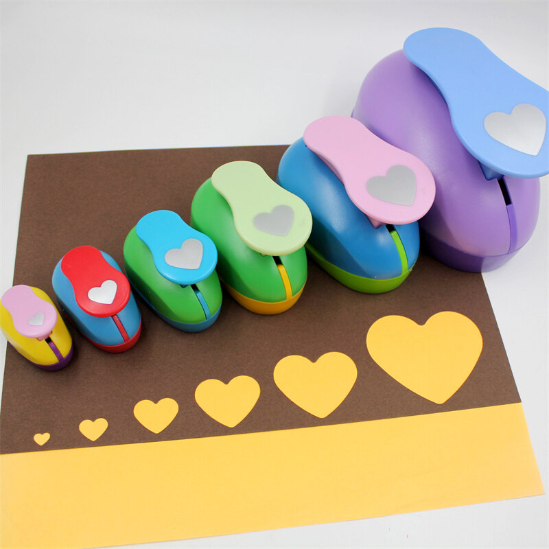 Heart-shaped 9-75mm DIY Embossing Punches Sale Corner Scrapbooking Machine Paper Cutting Craft Hole Punch Rounder Cutter Puncher