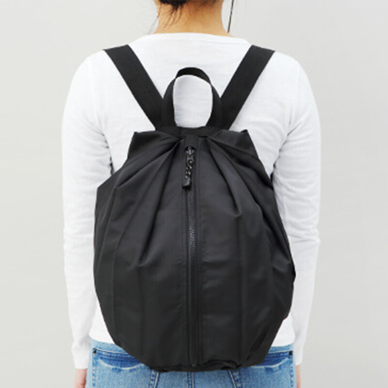 KOKOPEAS-Bolso de mano compacto reutilizable, fácil de plegar, para compras, bolsa grande portátil, impermeable, mochila de viaje para deporte al aire libre