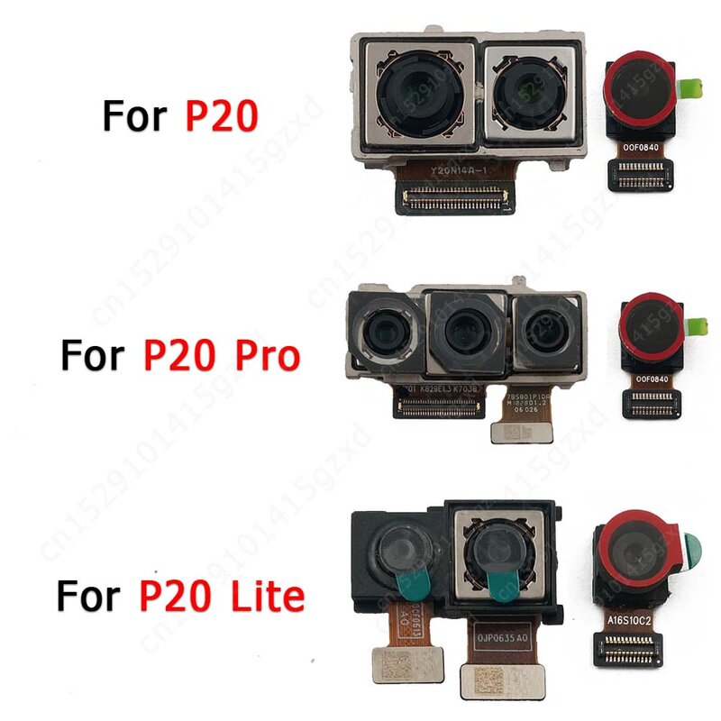 กล้องหน้าหลังสำหรับ Huawei P20 Lite Pro โมดูลกล้องหน้าหลังเล็กแบบเซลฟี่ด้านหลังแบบหันหน้าไปทางด้านหลัง
