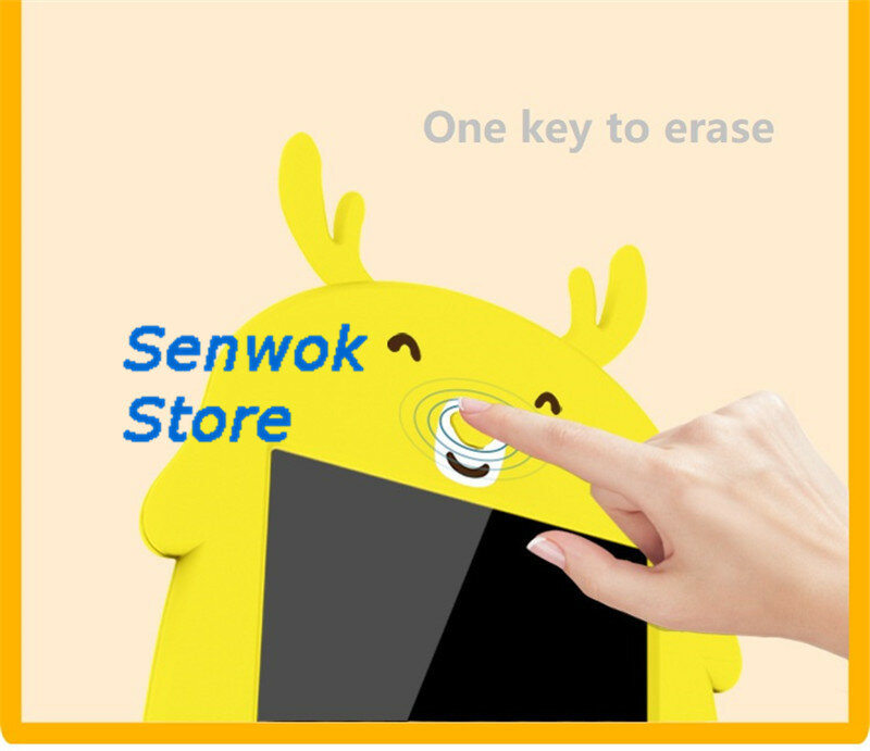 Senwok-Tableta de escritura LCD para niños, Tablet de dibujos animados sin papel de 8,5 pulgadas, almohadillas de escritura a mano sin papel, tablero portátil