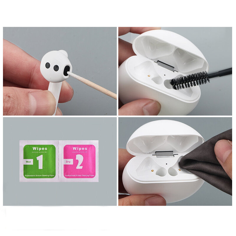 Strumento per la pulizia delle spazzole per Airpods Pro 2 1 per Xiaomi Airdots per Huawei Freebuds 2 Pro auricolari Bluetooth custodia strumenti puliti