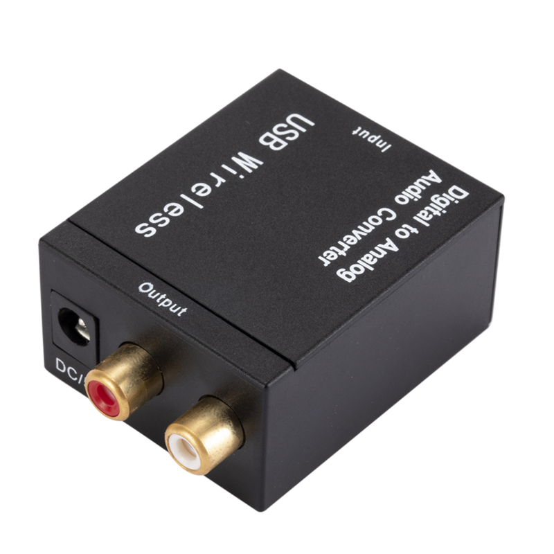 Amplificateur DAC USB avec Bluetooth convertisseur Audio numérique vers analogique Fiber optique Toslink Signal Coaxial vers décodeur Audio RCA R/L
