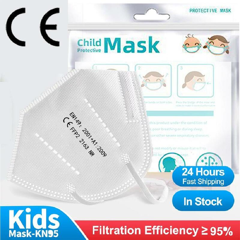Mascarillas FFP2 reutilizables para adulto, máscara protectora KN95 con certificado CE, 5 capas, 10 colores mezclados