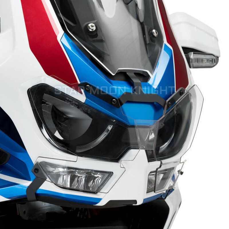 Protector de lente para Faro de motocicleta, cubierta de lámpara frontal transparente para Honda CRF1100L Africa Twin CRF 1100 L Adventure Sports
