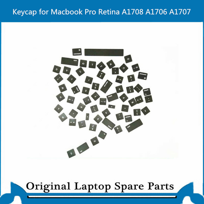 Оригинальная клавиатура A1706 A1707 с американской раскладкой, оригинальная новая клавиатура для Macbook Pro 13,3 дюйма, колпачок для клавиш Retina, Английский стандарт 2016-2017