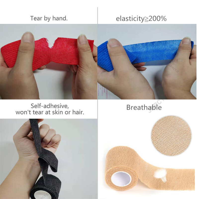 Disposable Tattoo Bandage Self Adhesive Bandage Non-wove Elastic Tape Tattoo Accesories Microblading Supply Wrap Sport Tape