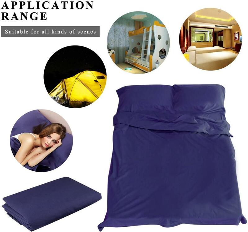 Saco de dormir forro super leve único/dupla pessoa saco de dormir para acampamento caminhadas hotel portátil com compressão