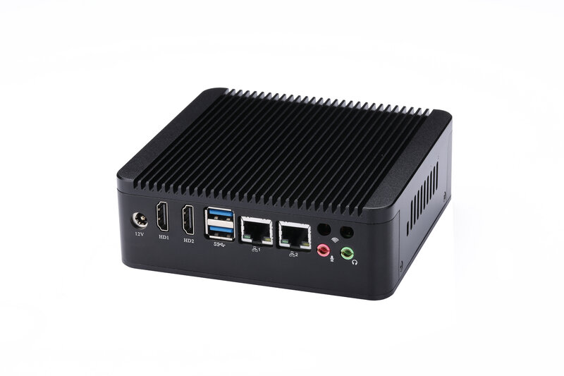 Mini PC 7th Qotom Core i3 i5 i7, compatible con enrutador de puerta de enlace AES-NI Opnsense Firewall