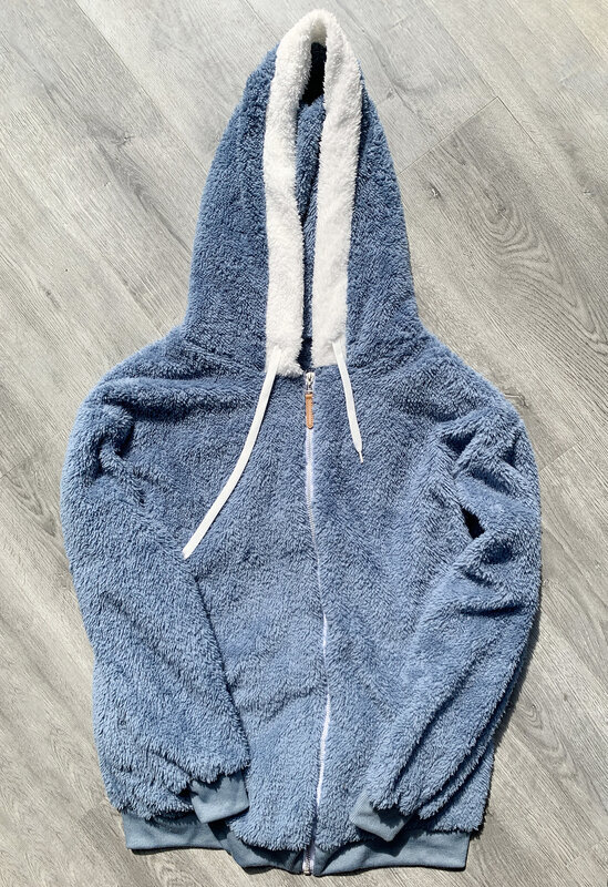 Damski płaszcz ze sztucznego futra 2021 nowa zimowa ciepła kurtka z kapturem znosić pluszowy płaszcz rozpinany sweter z kieszonkowymi strojami