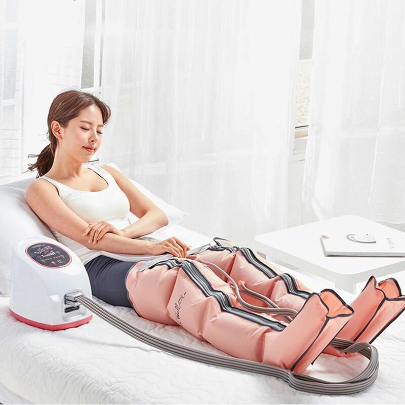 Syeosye 3 Modes Air Compression Leg Massager Chambers Foot Arm Waist Vibration Infrared Therapy Pneumatic Relax Pain Relief
