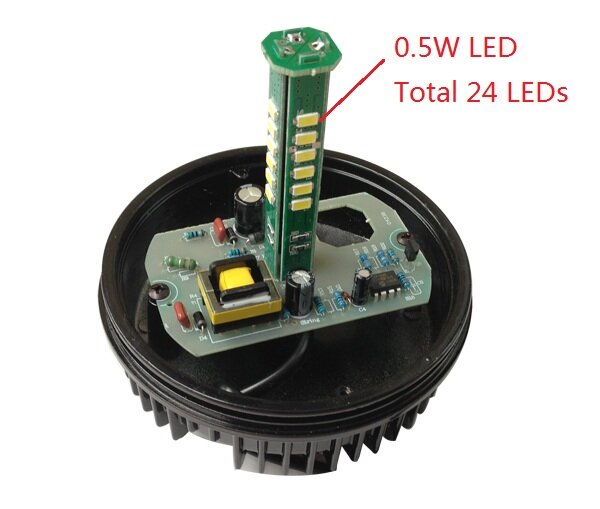 LED Strobe Beacon, car external warning lights, DC12V, 12W, Magnetic Install, PC Lens, waterproof (TBD-GA-C1033)