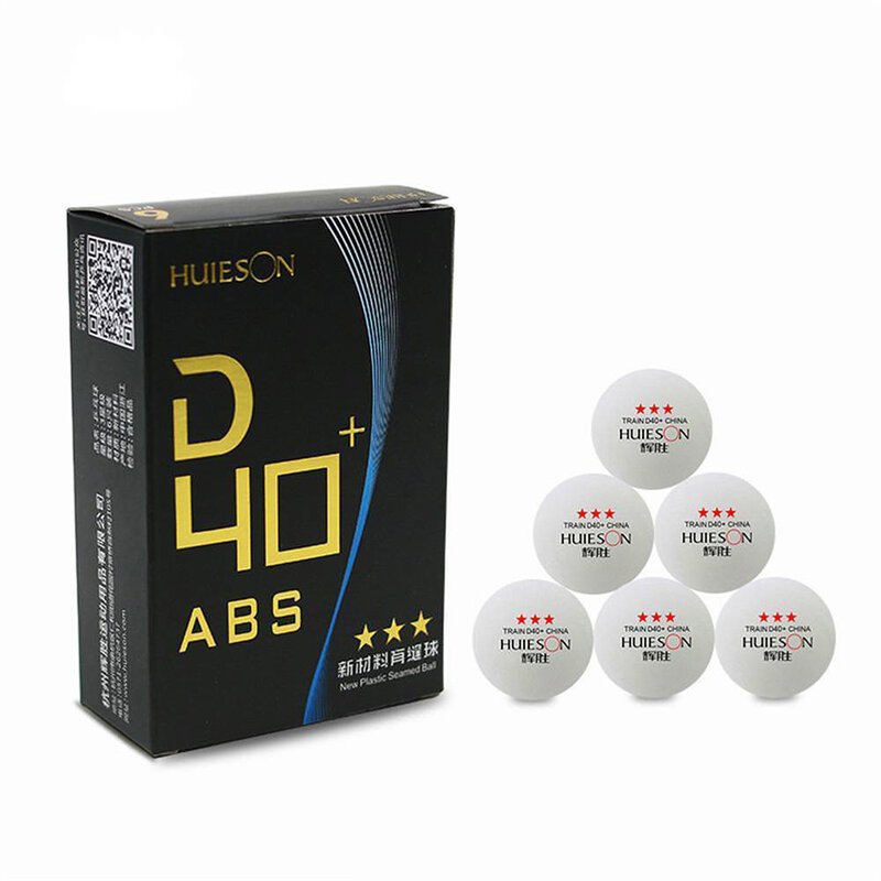 1pc 3 Star 40+ 2.8g Table Tennis Balls 50 100 Pcs New Material ABS Plastic Ping Pong Balls Table Tennis Training Balls