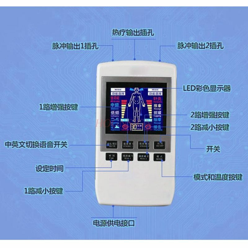 Multifunctional physiotherapy home neck waist neck shoulder body digital meridian pulse acupuncture massage instrument massager