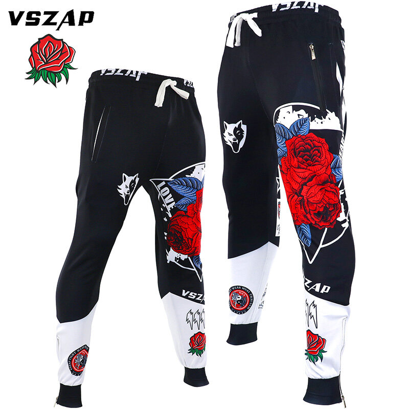 VSZAP fighting MMA Autumn pants sports combat male fitness training pants Thai boxing for UFC martial arts wind running