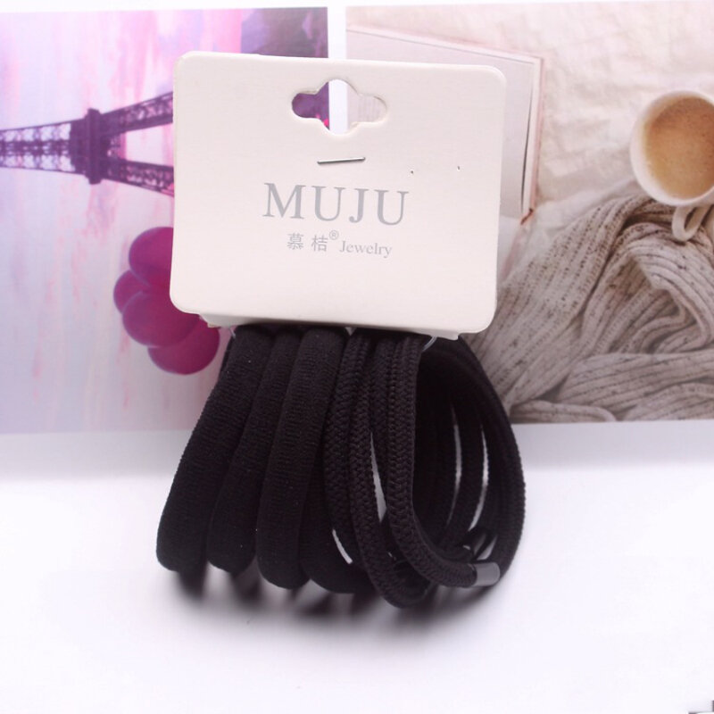 8-piece conjunto de laços de cabelo bandas de borracha acessórios para meninas faixas de cabelo rabo de cavalo headbands para feminino elásticos faixa de cabelo headwear