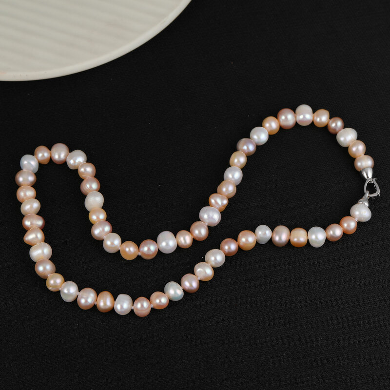 Collier de perles naturelles de luxe pour femme, bracelet romantique, tempérament simple, tendance exquise, peut être utilisé comme bracelet, classique