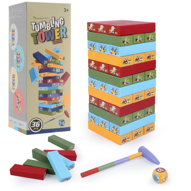 Kids Tafel Gestapelde Blokken Set Speelgoed Kubus Stapelen Speelgoed Creatieve Spelletjes Tool Fun Baby Indoor Peuters Beste Speelgoed