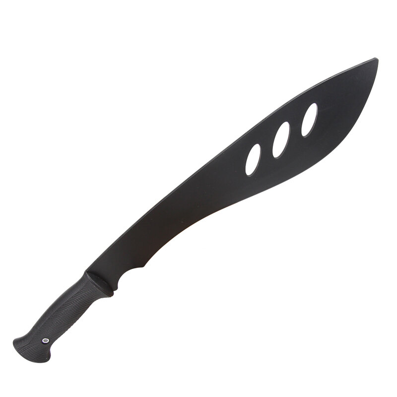 Cuchillo militar de entrenamiento de goma seguro 1:1, modelo de cuchillo del Ejército de Nepal, Arma de juguete para Halloween, cuchillo de plástico falso, Dragger Sin borde