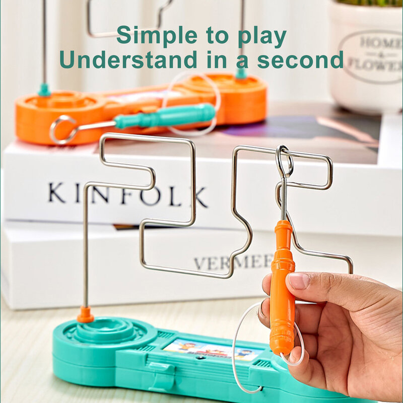 Игрушка-лабиринт электрическая, надежный классический настольный пазл-игрушка в стиле ретро, для скучающих игр для детей