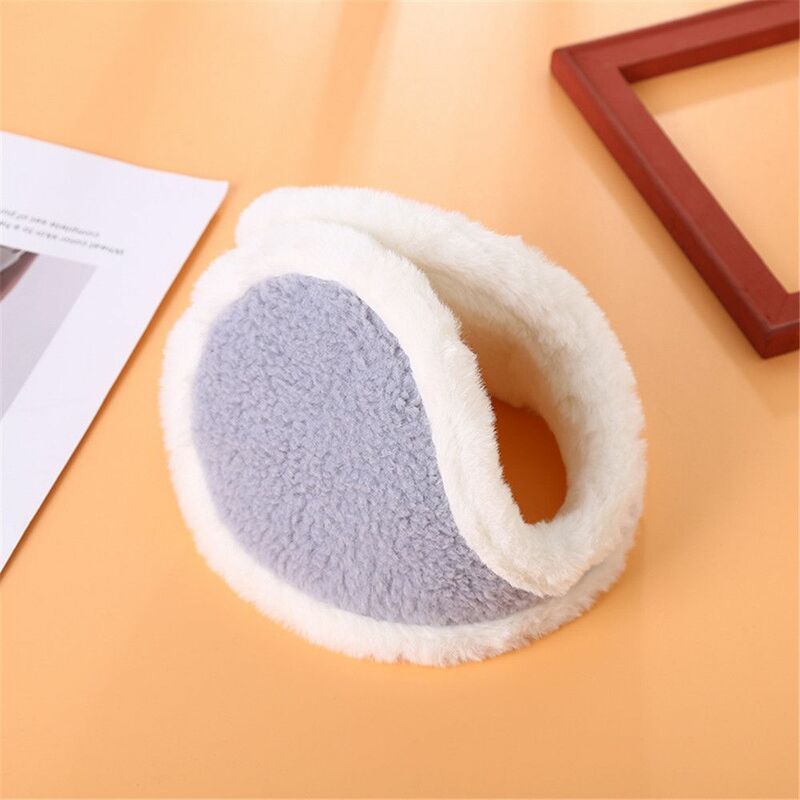 Cute For Men and Women Keep Warm Rear-wearing Earmuffs Winter Warm Earmuffs Fold Earmuffs Plush