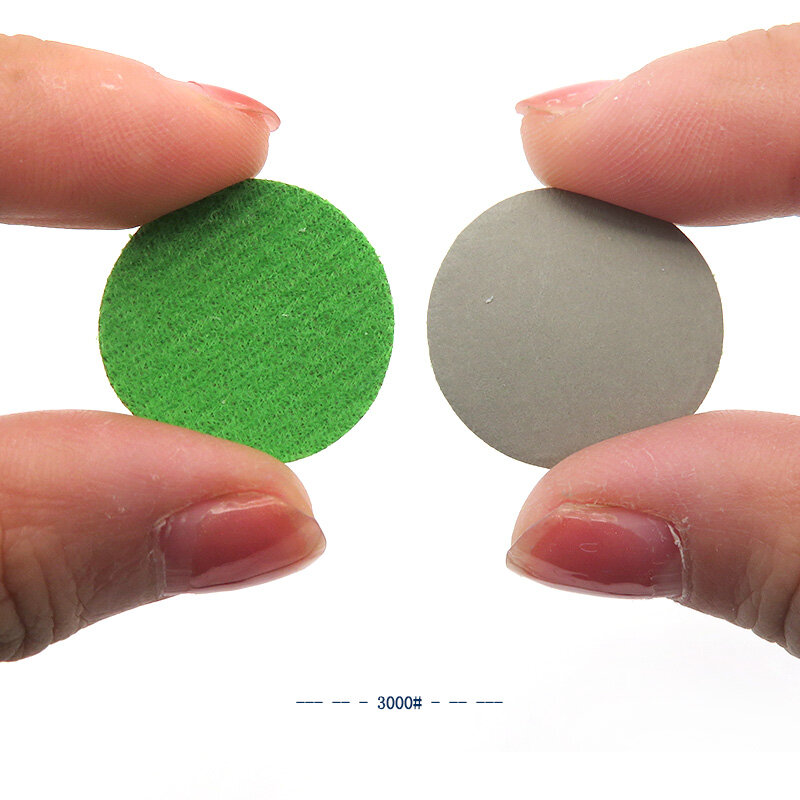 50/100pcs 1inch 25mm Wet Dry Sandpaper 60-10000 Grit Sander Discs Waterproof Abrasive Sandpaper Sheet for Wood Paint Polishing