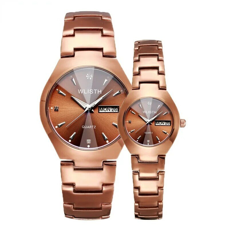 Роскошные модные оригинальные водонепроницаемые повседневные кварцевые женские часы для влюбленных пар наручные часы Relogio Feminino