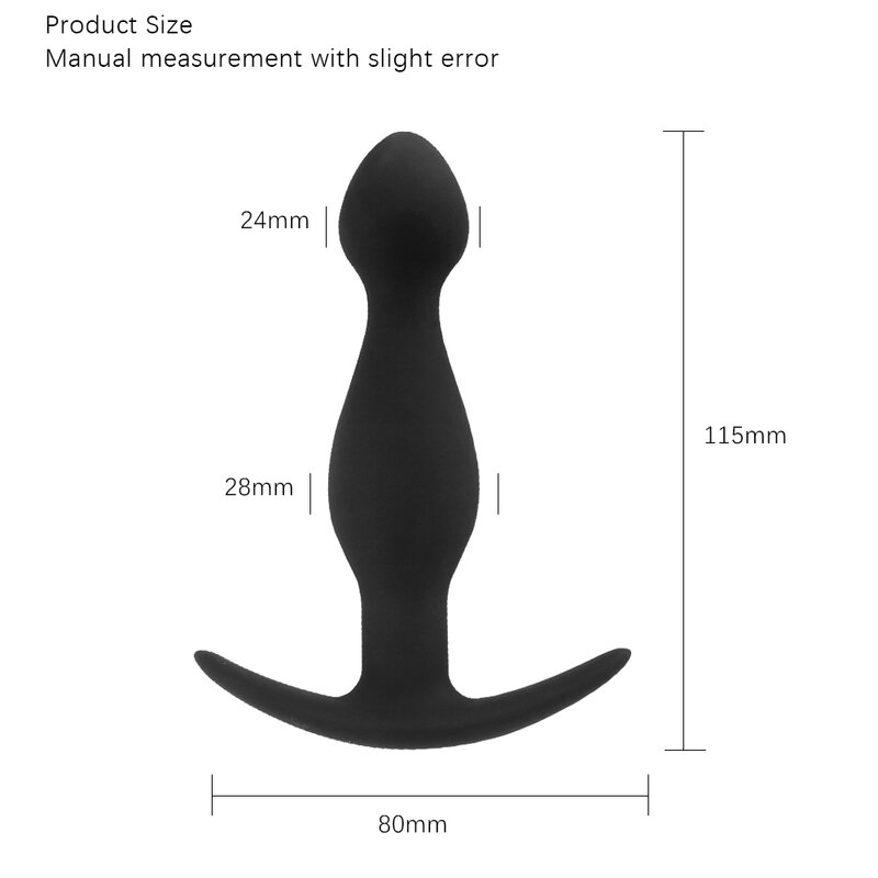 EXVOID silikonowy Butt Plug dla początkujących g-spot masażer korek analny zabawki erotyczne dla mężczyzn kobiety pochwy odbytu Dilator Dildo Anal koraliki