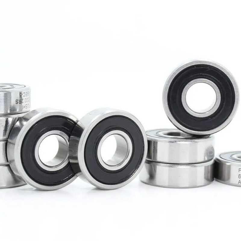 6000RZ Bearing 10*26*8 mm ABEC-3 10PCS Mute High Speed For Blowers 6000 RS 2RZ Ball Bearings 6000RS 2RS With Nylon Cage