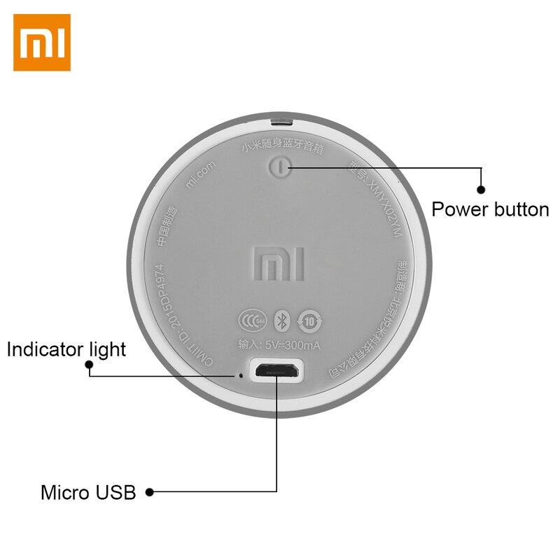 Xiaomi Mi Xiaomi Falantes Soundbar Bluetooth Speaker Portátil Mini Sem Fio Pequeno Orador Coluna De Metal Baixo Subwoofer Com Mic