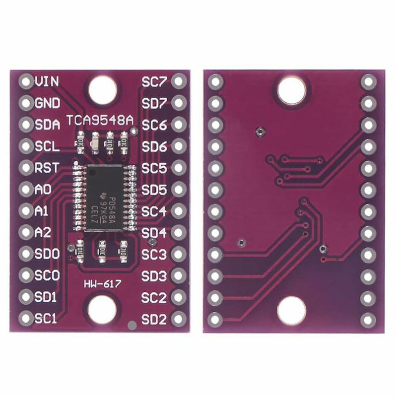 TCA9548A I2C IIC Placa de ruptura multiplexor de 8 canales, placa de expansión para Arduino, 6 uds.