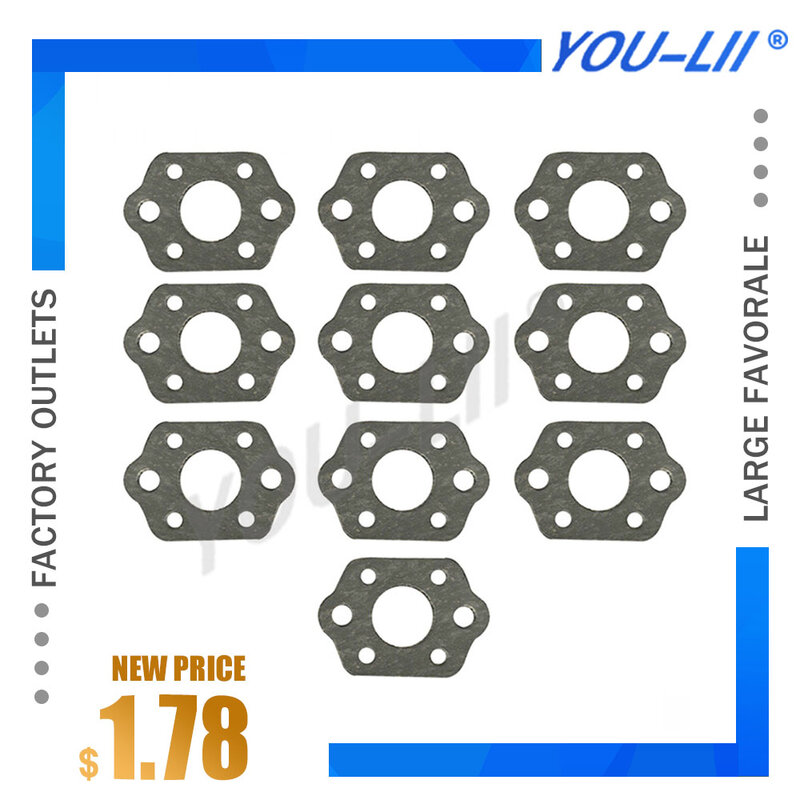 YOULII 10Pcs Carburetor Muffler Gasket Kit For STIHL MS 180 170 MS180 MS170 018 017 Chainsaw Replacement Parts